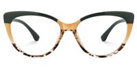 Callisto - Cat Eye Grey/Tortoise Eyeglasses Angle View