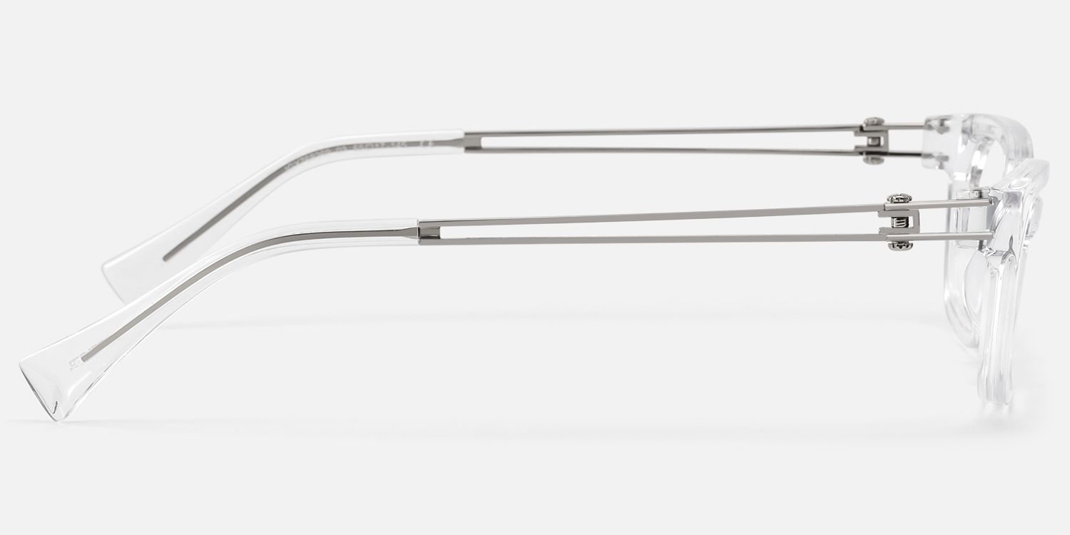 Scarpa - Clear Double Wire Light Tint Sunglasses | Vooglam Side View
