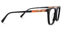 ECO Wafiya - Rectangle Black Eyeglasses | Vooglam 