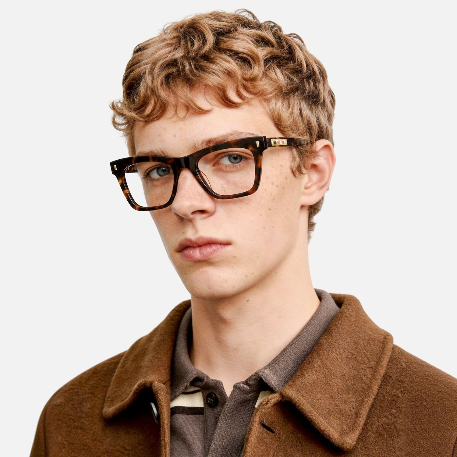 Explore the design story of Calico - Square Wayfarer Tortoise Eyeglasses | Vooglam