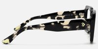 Kente - Rectangle Black Eyeglasses | Vooglam Side View
