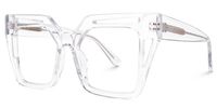 Eduarte - Square Crystal Eyeglasses | Vooglam Front View