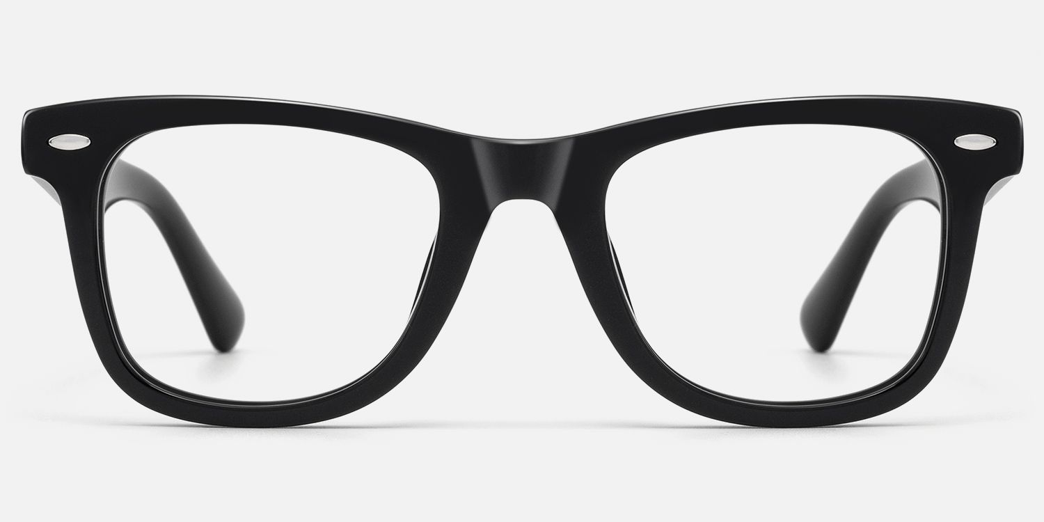 Nadia - Rectangle Black Eyeglasses product detail 2