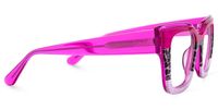 Lalasa - Pink Glitter Glasses Frames Leopard Print | Vooglam 