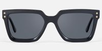 Cavalier - Rectangle Grey Sunglasses | Vooglam Angle View