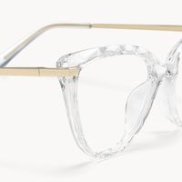 Cat Eye Crystal Eyeglasses | Vooglam.com Design Details