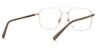 York - Aviator Gold Eyeglasses - 3