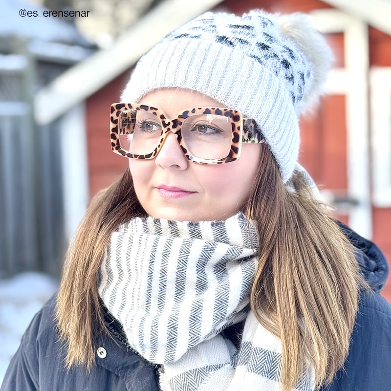 Borislav - Rectangle Animal Eyeglasses