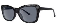 Letitia - Rectangle Black Sunglasses