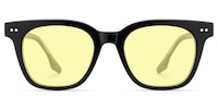 Aubrey - Square Black Sunglasses - 1