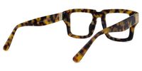Emanita - Rectangle Tortoise Eyeglasses | Vooglam Side View
