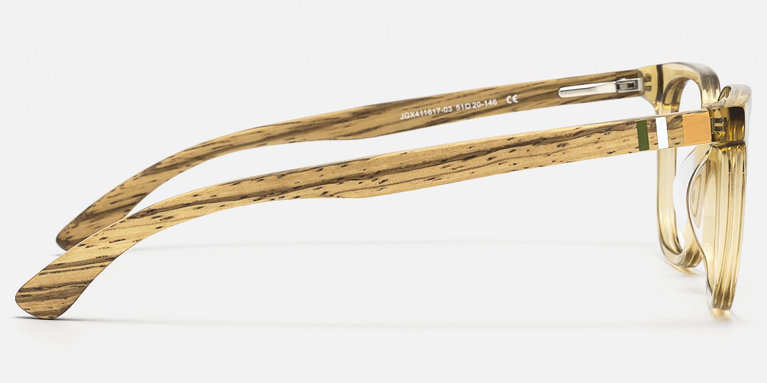 Lote - Square Champagne Eyeglasses product detail 3