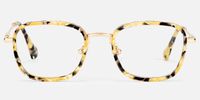 Sundance - Square Yellow Eyeglasses | Vooglam Angle View