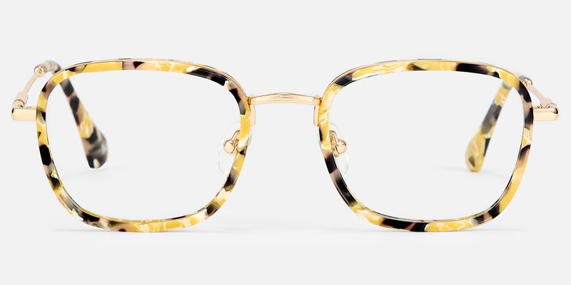 Sundance - Square Yellow Eyeglasses