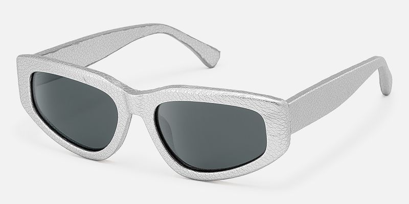CruzHide - Geometric Silver Sunglasses