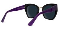 Dandelion - Cat Eye Black Sunglasses | Vooglam Side View