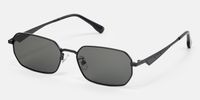 Aether - Geometric Black Sunglasses