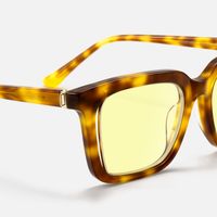Chaparral - Yellow Lens Tortoise Sunglasses | Vooglam Design Details