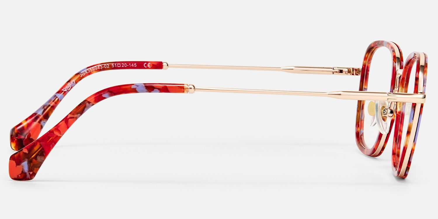 Sundance - Square Multicolor Eyeglasses | Vooglam Side View