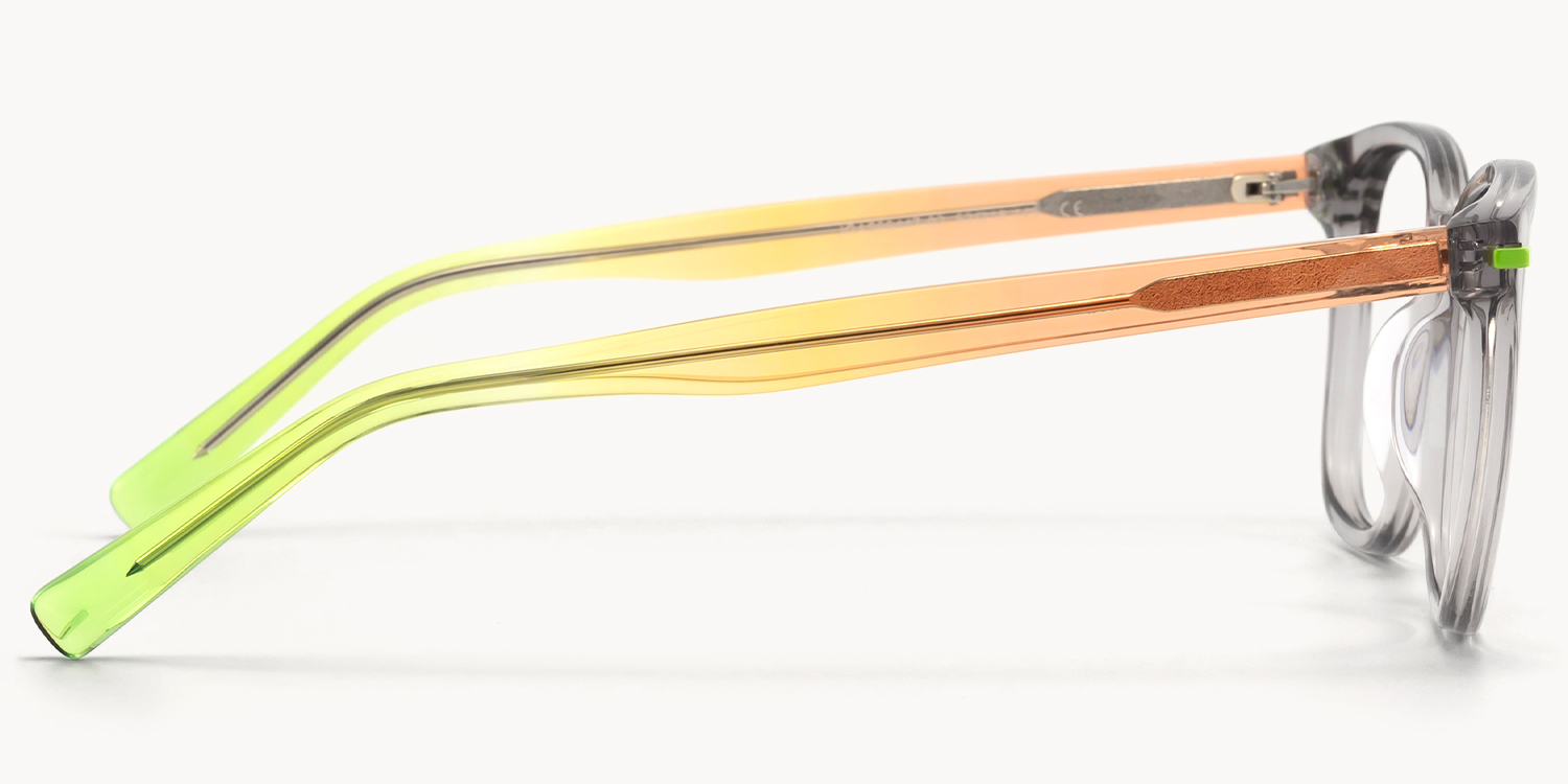 Holo - Square Silver Eyeglasses - 4