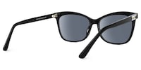 Alfven - Bold Black Sunglasses Butterfly Shaped - 3
