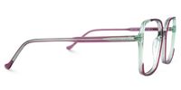 Delphina - Square Purple Eyeglasses | Vooglam