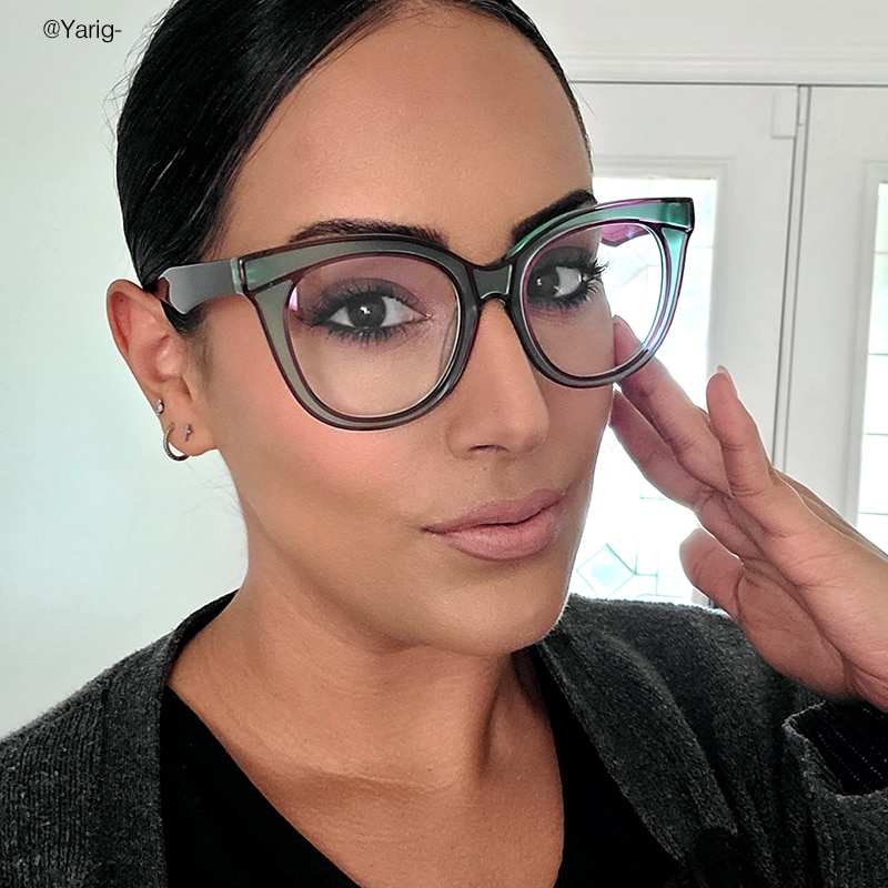 Feivel - Cat Eye Purple Eyeglasses