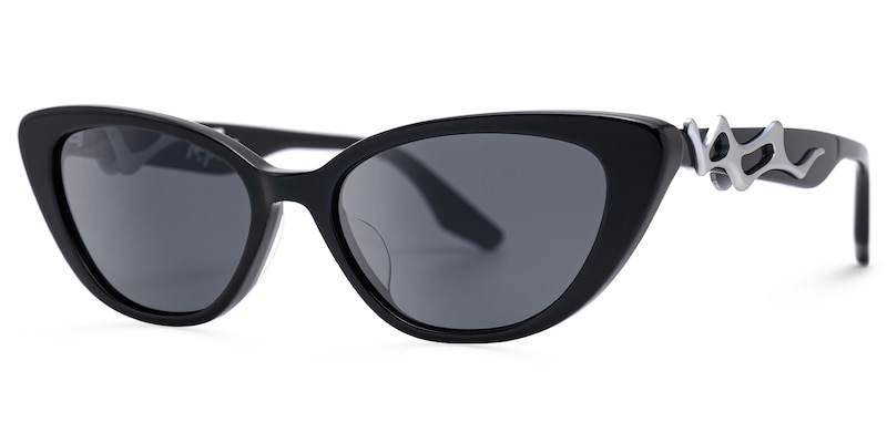 No Fate - Cat Eye Black Sunglasses