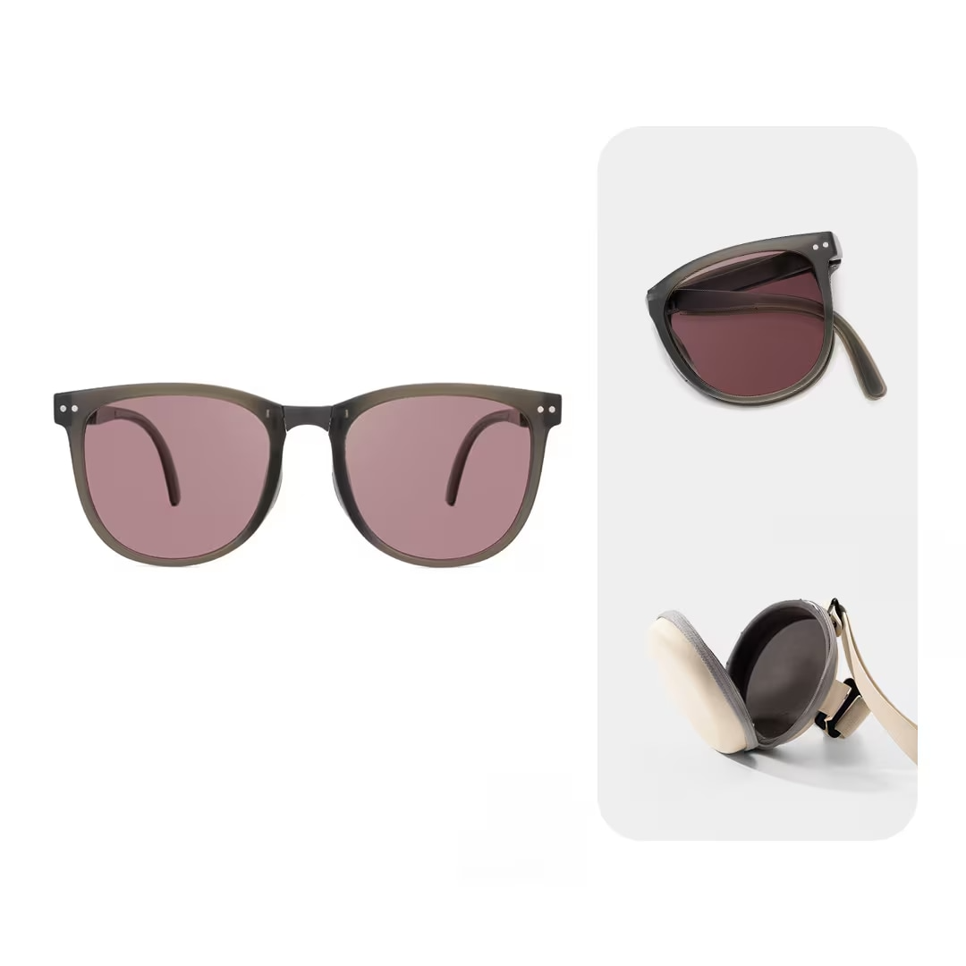 Jackopa - Square Purple Sunglasses product detail 6