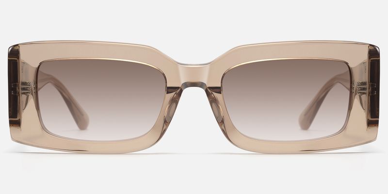 Aurelia - Champagne Gradient Brown Sunglasses | Vooglam
