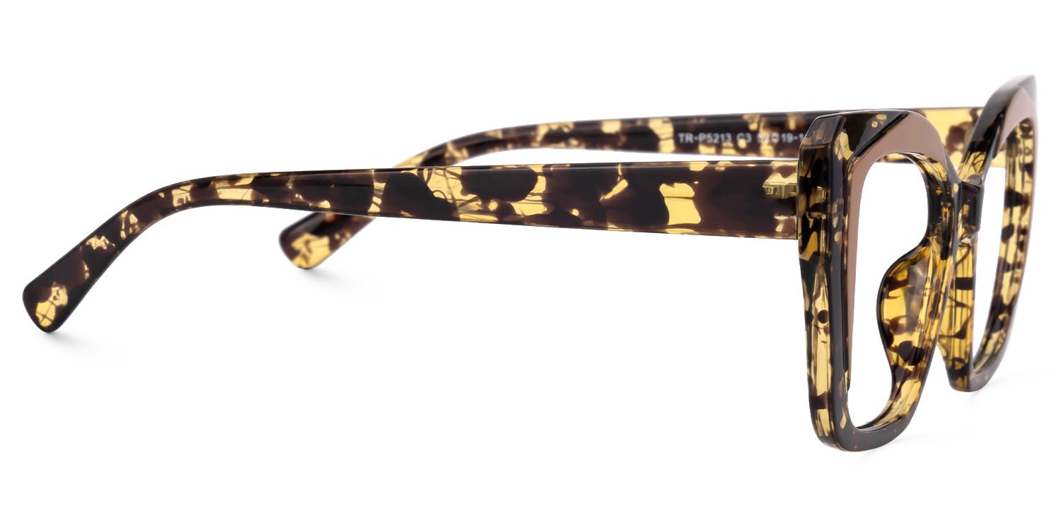 Faustyn - Cat Eye Brown/Tortoise Eyeglasses product detail 4