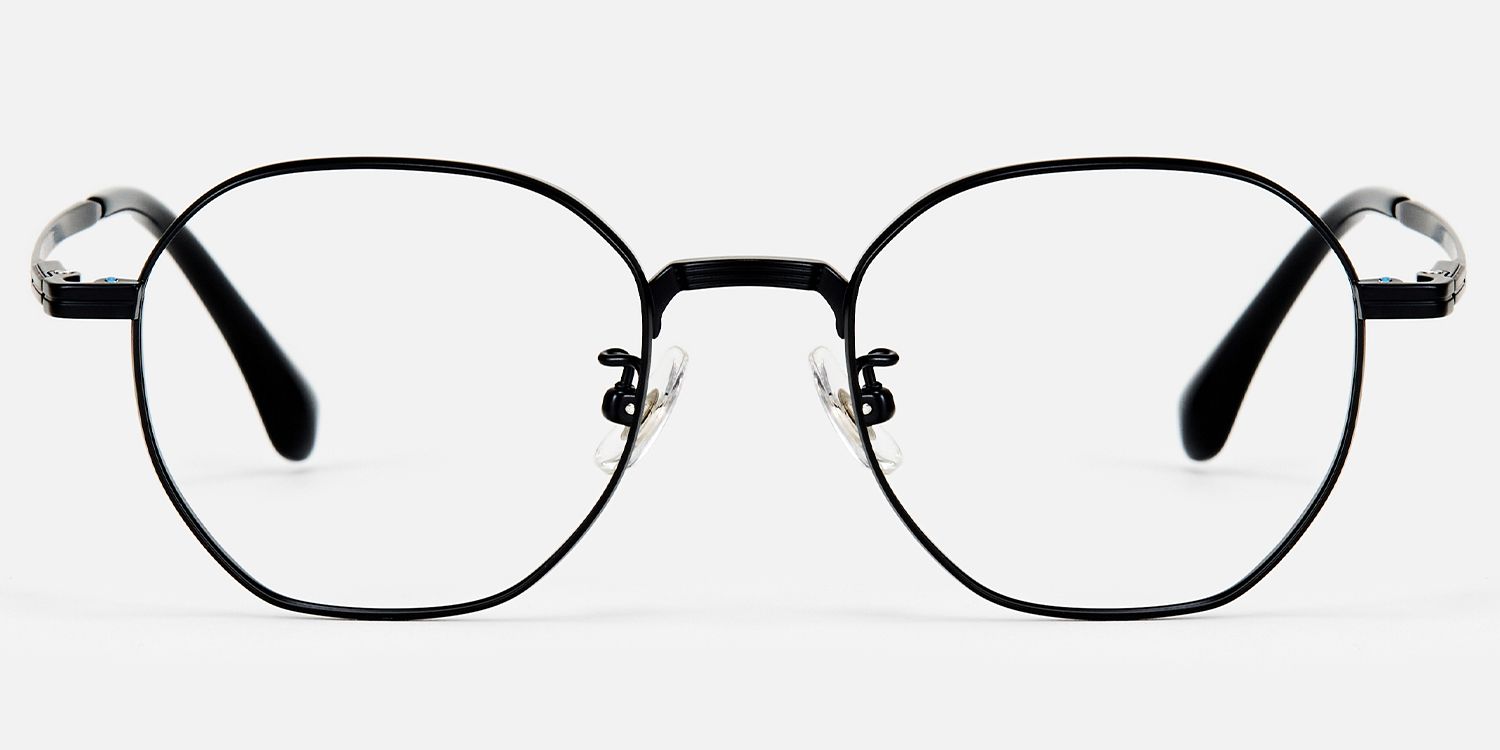 Grain - Geometric Black Eyeglasses product detail 2