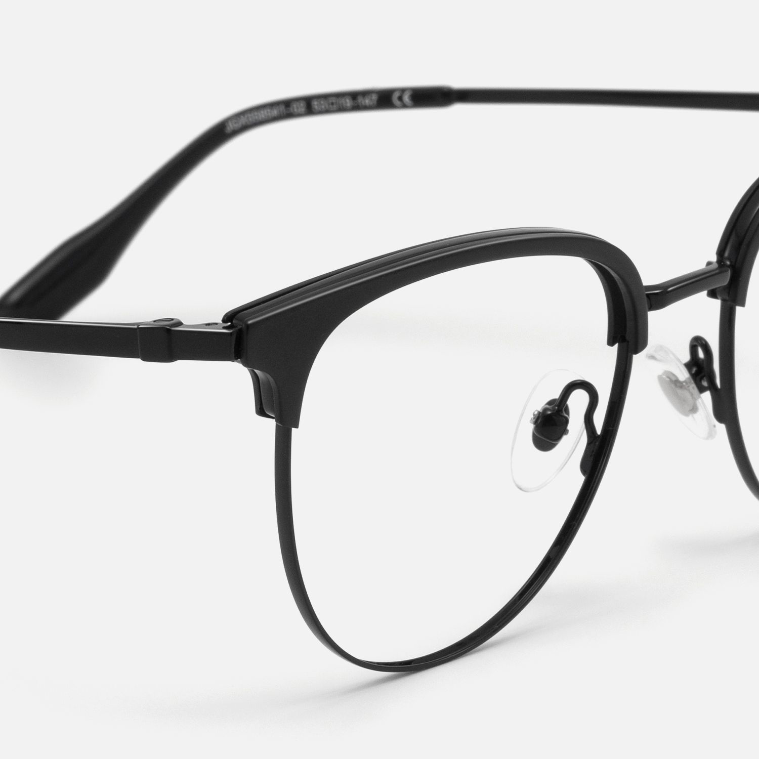 Grace - Round Black Eyeglasses product detail 4