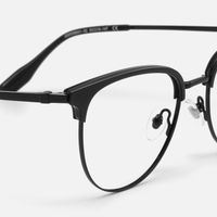 Grace - Round Black Eyeglasses | Vooglam Design Details