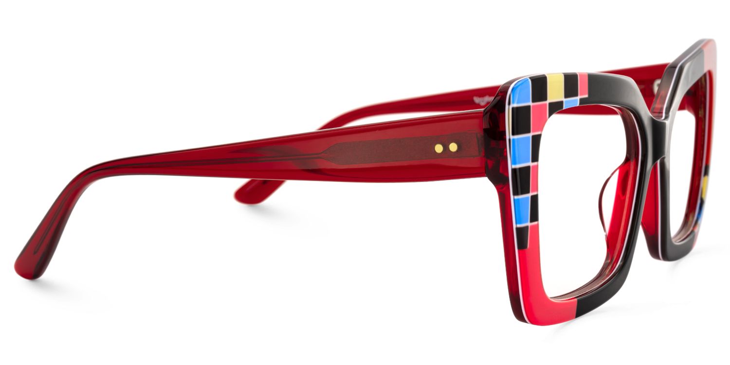Moshay - Butterfly Multicolor Eyeglasses | Vooglam 4