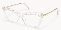 Annie - Clear Rectangle Crystal Frame Eyeglasses
