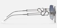 The Architect - Gunmetal Gradient Gray Sunglasses | Vooglam Side View