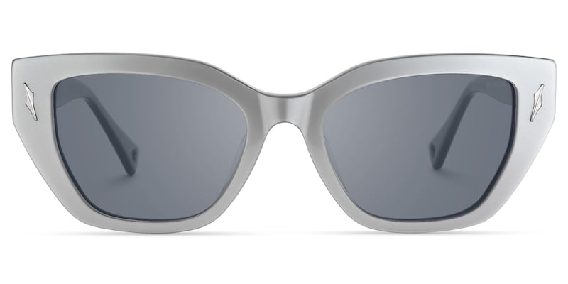 Naiara - Rectangle Grey Sunglasses