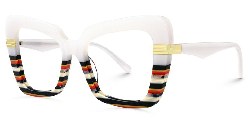 Nadda - Square Two-tone Eyeglasses