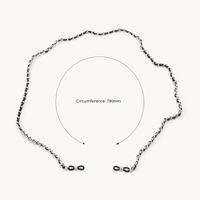 Link Eyeglasses Chain -  Silver - 3