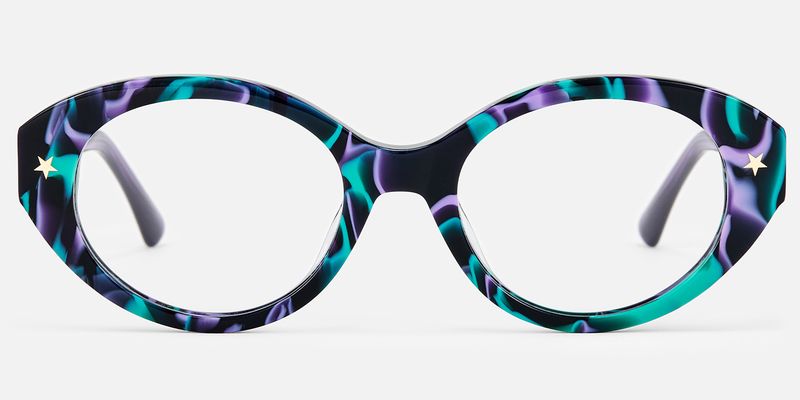 Starlust - Oval Two-tone Eyeglasses