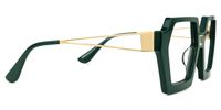 Eachna - Geometric Green Eyeglasses | Vooglam 