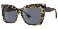 Reina - Square Animal Sunglasses | Vooglam Front View