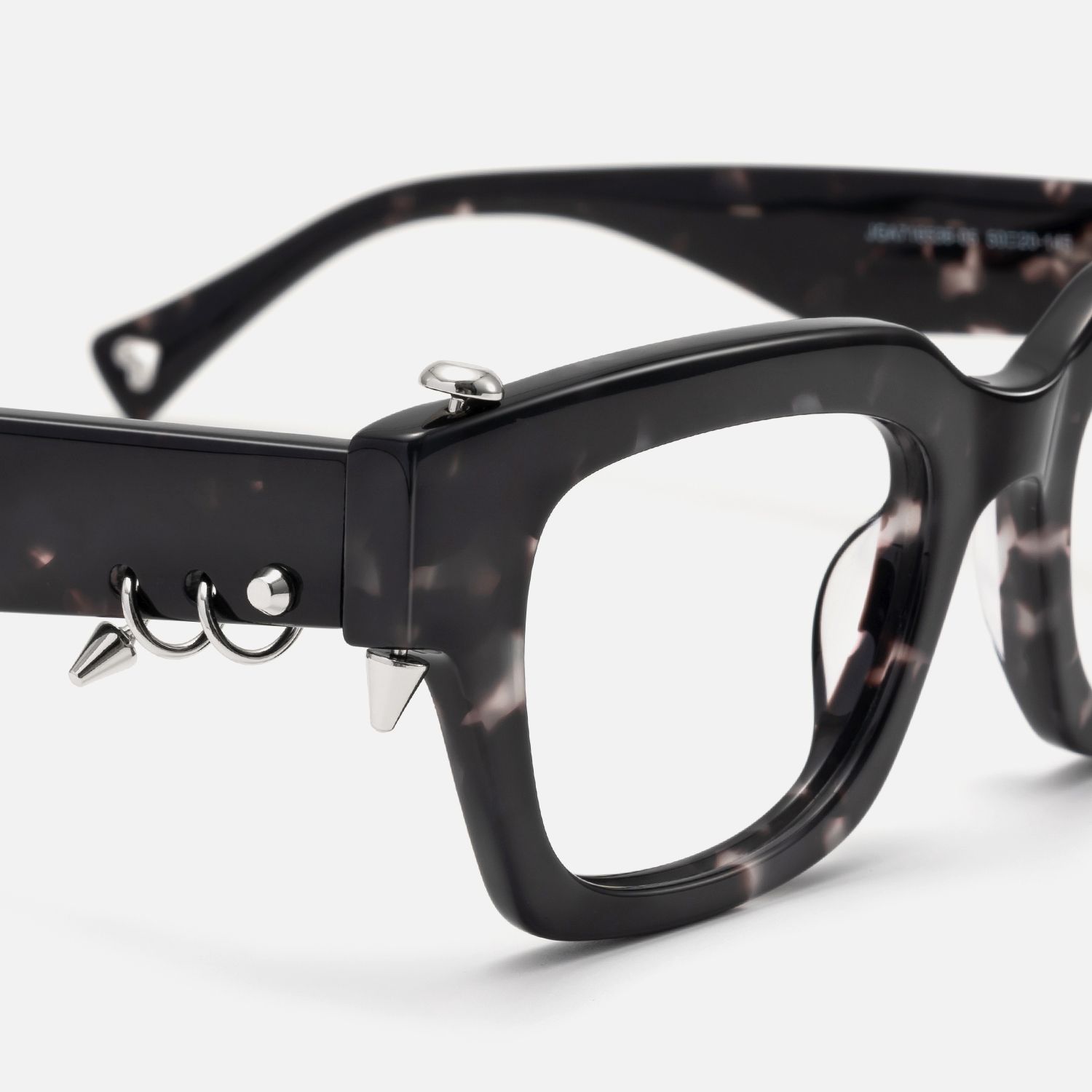 Sabrina - Rectangle Tortoise Eyeglasses product detail 4