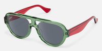 Adnan - Aviator Green Sunglasses