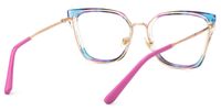 Ichigo - Rectangle Multicolor Eyeglasses | Vooglam Side View