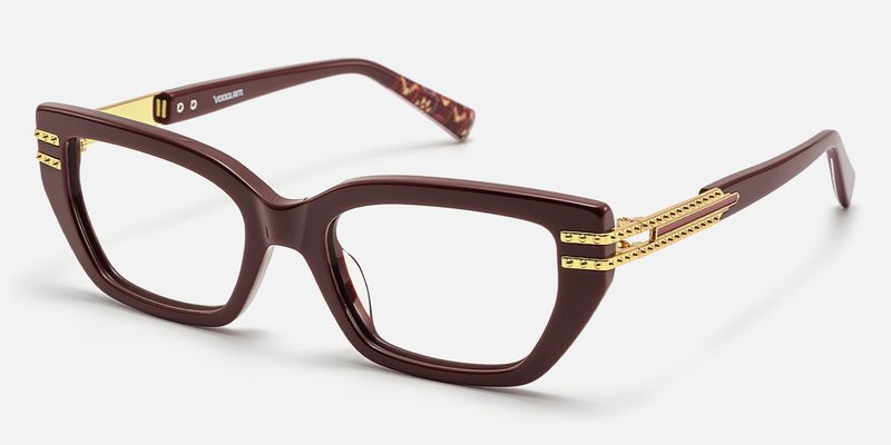 Nomad - Cat eye Red Eyeglasses