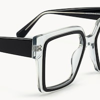 Huffman - Square Black/Crystal Eyeglasses - 5