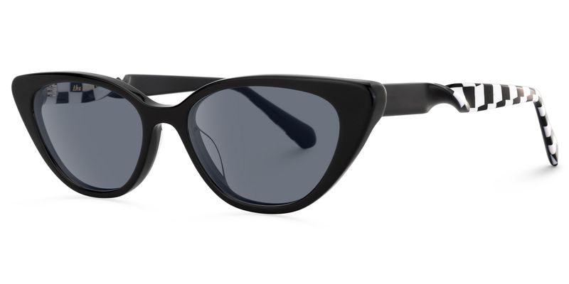 Harena - Cat Eye Black Sunglasses
