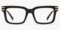 Anansi - Rectangle Black Eyeglasses - 2